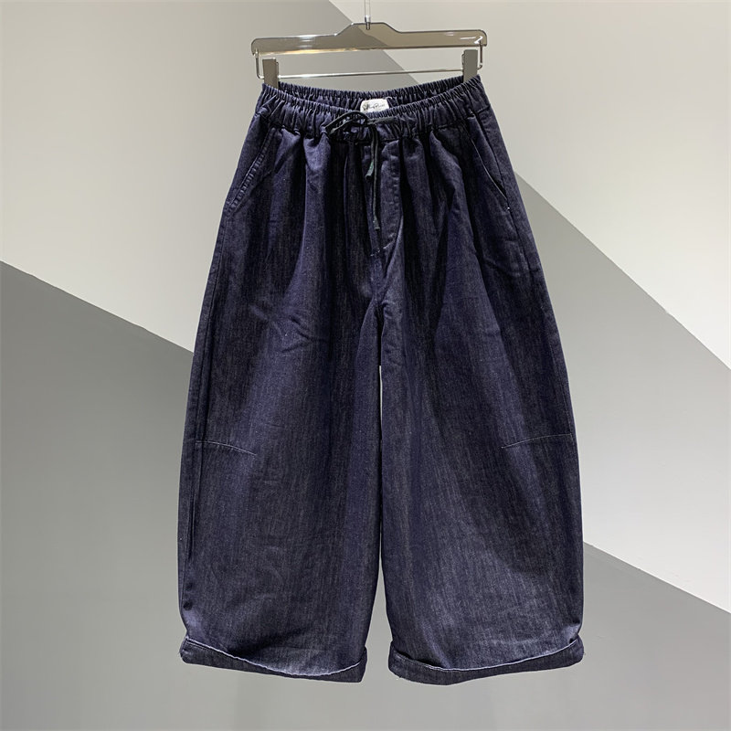 2026年春季新款水洗复古牛仔阔腿哈伦裤女百搭宽松无弹老爹裤垮裤,女装/女士精品,牛仔裤,淘宝优惠券,粉丝福利购,淘宝优惠卷