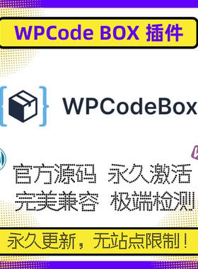 WPCode BOX 插件 WP代码段插件 代码优化 代码建议 官方原版 兼容
