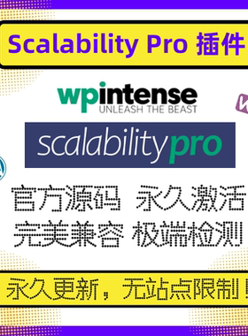 Scalability Pro插件 Wordpress优化插件 WP 优化插件 官方原版