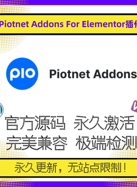 Piotnet Addons For Elementor插件 Elementor附加插件 扩展组件