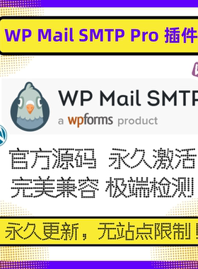 WP Mail SMTP Pro插件 Wordpress邮件插件 WP邮件配置 表单 插件