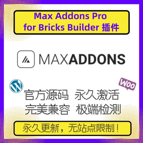 Max Addons Pro for Bricks Builder 插件  Bricks编辑器扩展插件