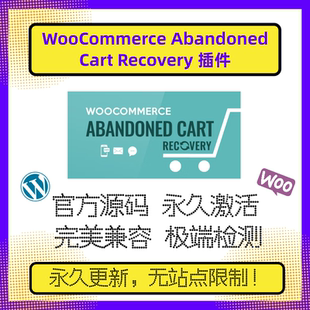 WooCommerce Abandoned Cart Recovery 插件  购物车流失挽回订单
