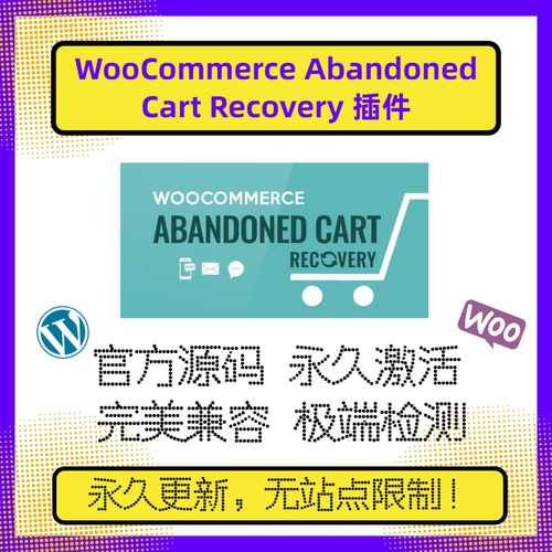 WooCommerce Abandoned Cart Recovery 插件  购物车流失挽回订单
