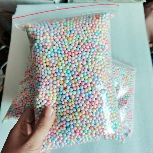 马卡龙泡沫球填充球礼物盒流星球