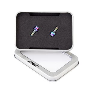 TOOPRE M5x12mm山地车公路自行车水壶架固定螺丝彩色钛合金带垫片