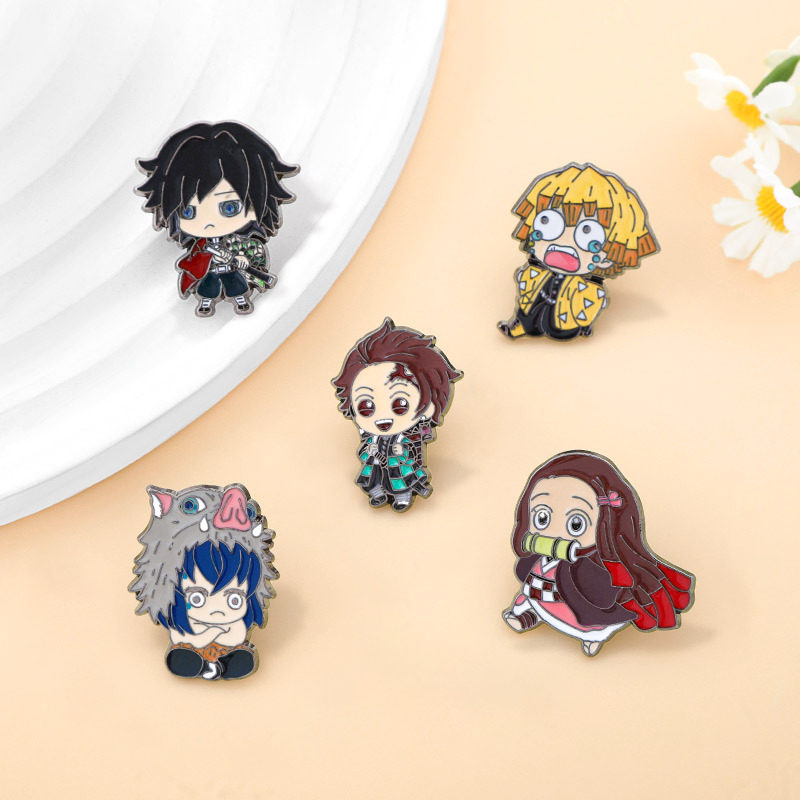 Q版鬼灭之刃动漫周边徽章卡通金属包包学生小众胸针配饰挂件可爱,饰品/流行首饰/时尚饰品新,胸针,淘宝优惠券,粉丝福利购,淘宝优惠卷