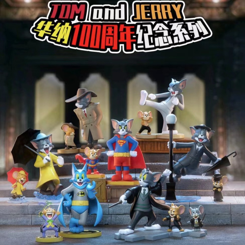 TOMandJERRY华纳周年系列盲盒猫和老鼠手办公仔摆件六一儿童节礼-封面