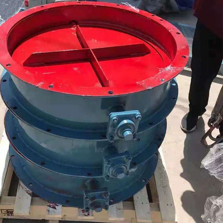 厂家电动通风蝶阀烟风管道不锈钢风门 碳钢法兰式蝶阀 气动翻板阀