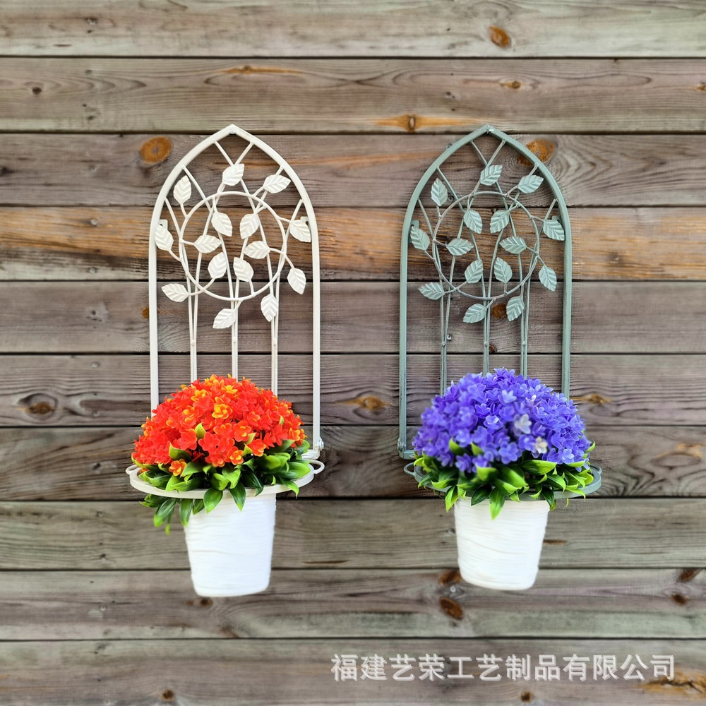 铁艺花架壁挂花架装饰墙壁花篮挂篮阳台花架花盆架吊兰绿萝绿植