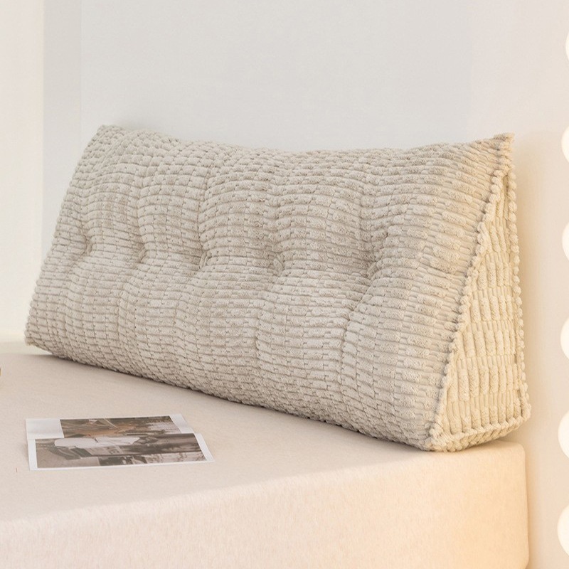 卧室三角床头靠垫软包大靠背榻榻米护腰沙发靠枕床上玩手机可拆洗