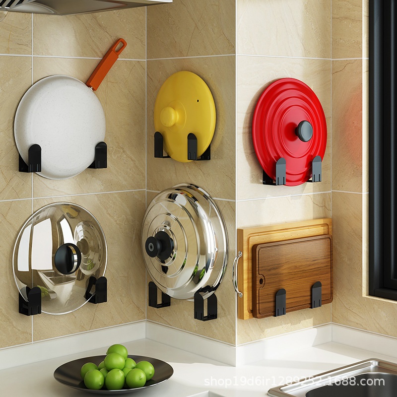 免打孔锅盖架菜板砧板架不锈钢厨房置物架收纳架