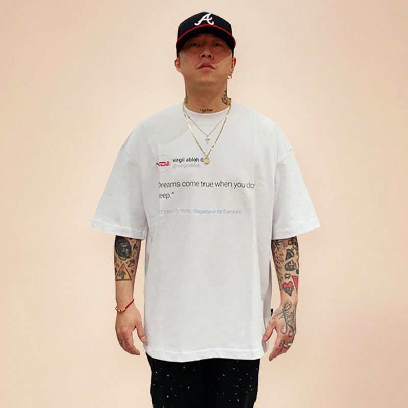 RC短袖美式情侣CLEANFIT潮流T恤