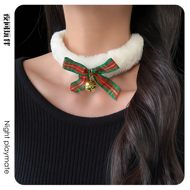 小狗爱神 puppy圣诞项圈女choker铃铛k9颈圈小狗派对ddlg