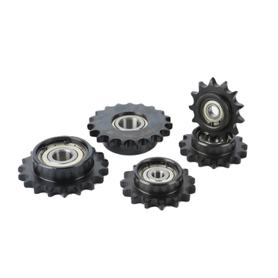 单边单侧凸台带轴承45钢惰轮链轮