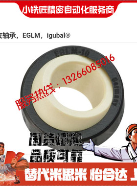 易格斯EGLM GLB-05 08 10 12 15 16 20 25 30工程塑料角支轴承