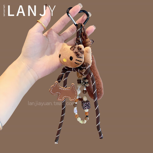 韩版秋冬可爱猫咪挂件挂绳