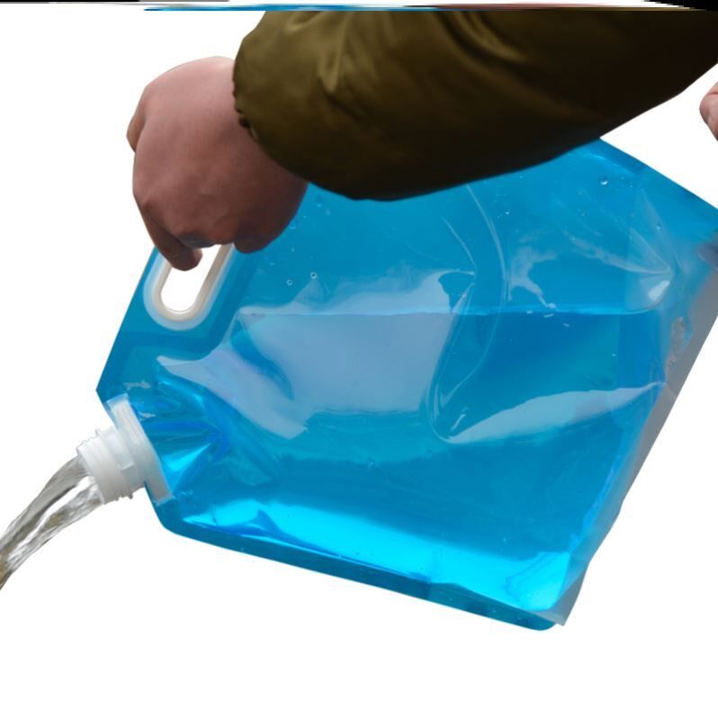 露营折叠水壶10L带水龙头水袋自驾游储水桶食品级汽车加玻璃水