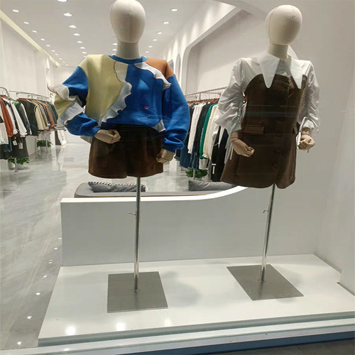 白色长方形展示台烤漆地台模特