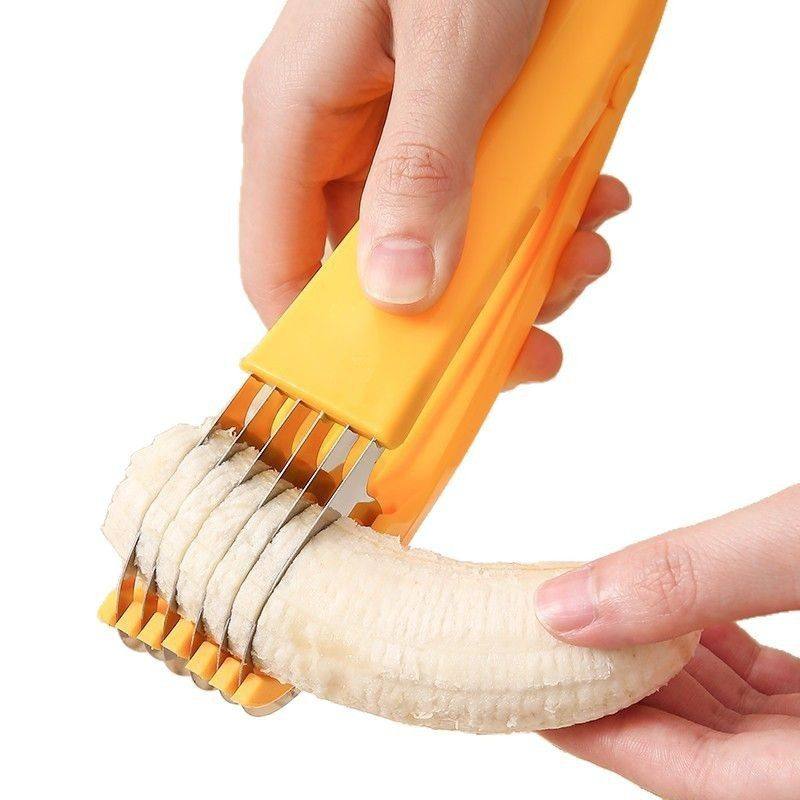 香蕉切片器火腿肠夹子水果分割器创意多功能割刀切瓜神器厨房工具,厨房/烹饪用具,水果分割器,淘宝优惠券,粉丝福利购,淘宝优惠卷