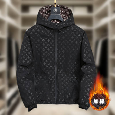 秋冬季时尚印花二棉棉衣帅气潮流