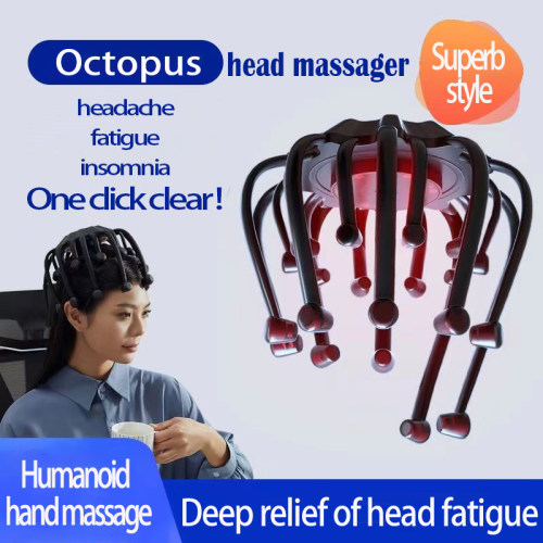 Octopus head massager sleep aid decompression Auto intellig