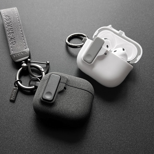 原创Airpods4代保护壳四代airpodspro3代保护套airpods3代耳机套二代带锁扣适用苹果耳机pro2代耳机仓盒噢嚯