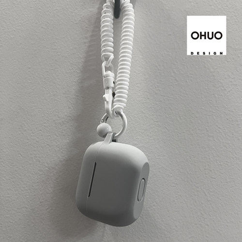 高级灰色硅胶软壳Airpodspro3保护套Airpods4代保护壳一体式适用苹果蓝牙耳机3代简约纯色ipodpro2第二代四代 - 封面