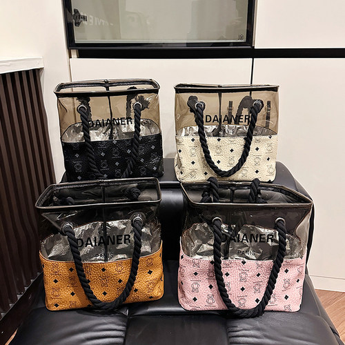 2025新款网纱小熊化妆包