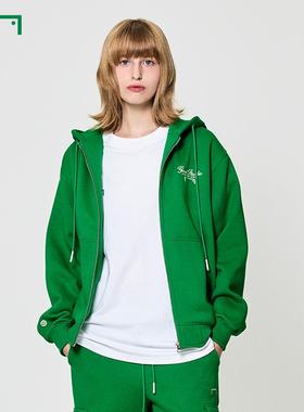 GOALSTUDIO运动夹克衫男女同款刺绣拉链新款卫衣起绒连帽开衫