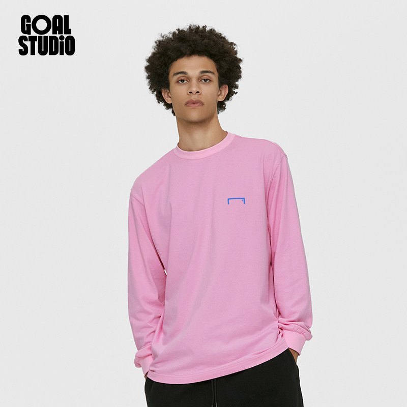 GOALSTUDIO 戴景耀同款经典大号logo 全棉长袖T恤潮流男女同款,男装,T恤,淘宝优惠券,粉丝福利购,淘宝优惠卷