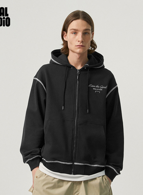 GOALSTUDIO T1 GUMAYUSI同款拉链开衫宽松外套连帽卫衣男女同款