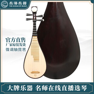 乐海琵琶乐器微调轴儿童琵琶非洲紫檀木初学入门专业考级琵琶乐器