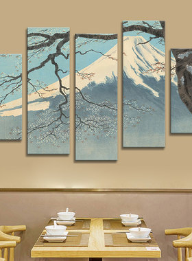 定做厅本浮世绘装画日屋式墙和寿风挂画日料理司店饰画居酒墙面餐