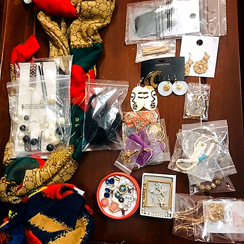 耳环按斤称孤品耳钉耳饰论斤卖项链戒指首饰夜市摆摊货源饰品网红