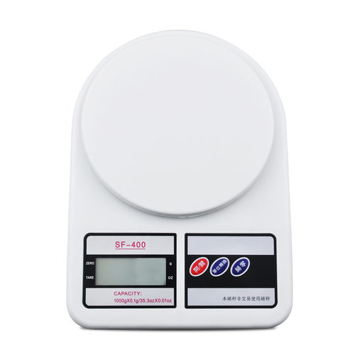 千团精工 烘焙电子称家用厨房秤 0.1g-1kg白色电子称