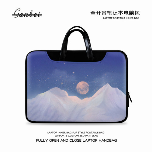 高级感笔记本手提包适用华为matebook14苹果macair13惠普小米戴尔联想小新pro16华硕男女电脑包15点6寸内胆包