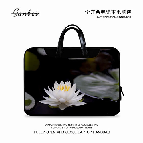 好运莲莲笔记本手提包适用华为matebook14苹果macair13惠普小米戴尔联想小新pro16华硕女电脑包15点6寸内胆包