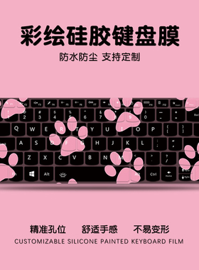 卡通可爱笔记本键盘膜适用2024款联想小新pro14键盘保护膜pro16电脑防尘罩air14plus彩绘15静音pro13全覆盖15