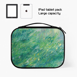 油画系列平板收纳包适用苹果ipad10小米华为matepad11.5S电脑Pro12.9英寸手提SE内胆包air5键盘袋mini6保护套