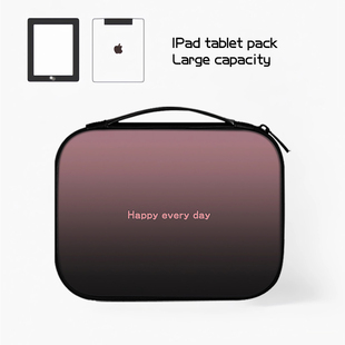 渐变色平板收纳包适用苹果ipad11代小米6s华为matepad11.5S电脑Pro13英寸手提SE内胆包air7键盘袋mini6保护套