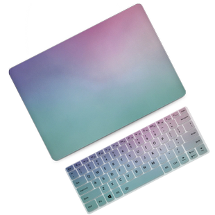 渐变色适用华为matebook14保护壳13s笔记本x电脑pro保护套D14 SE荣耀magicbook15寸外壳膜D16配件16S全套2023