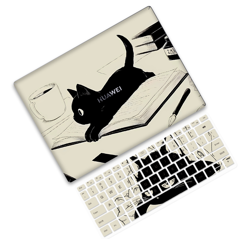 适用华为matebook14s保护壳高达13寸x笔记本pro电脑套D14荣耀magicbook15外壳膜13s硅胶16s配件2022贴膜全套