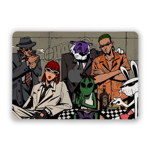 美式复古适用苹果macbookair保护壳mac笔记本2023款M2电脑pro套pro14寸13透明macbookairm2膜M1配件2022软16