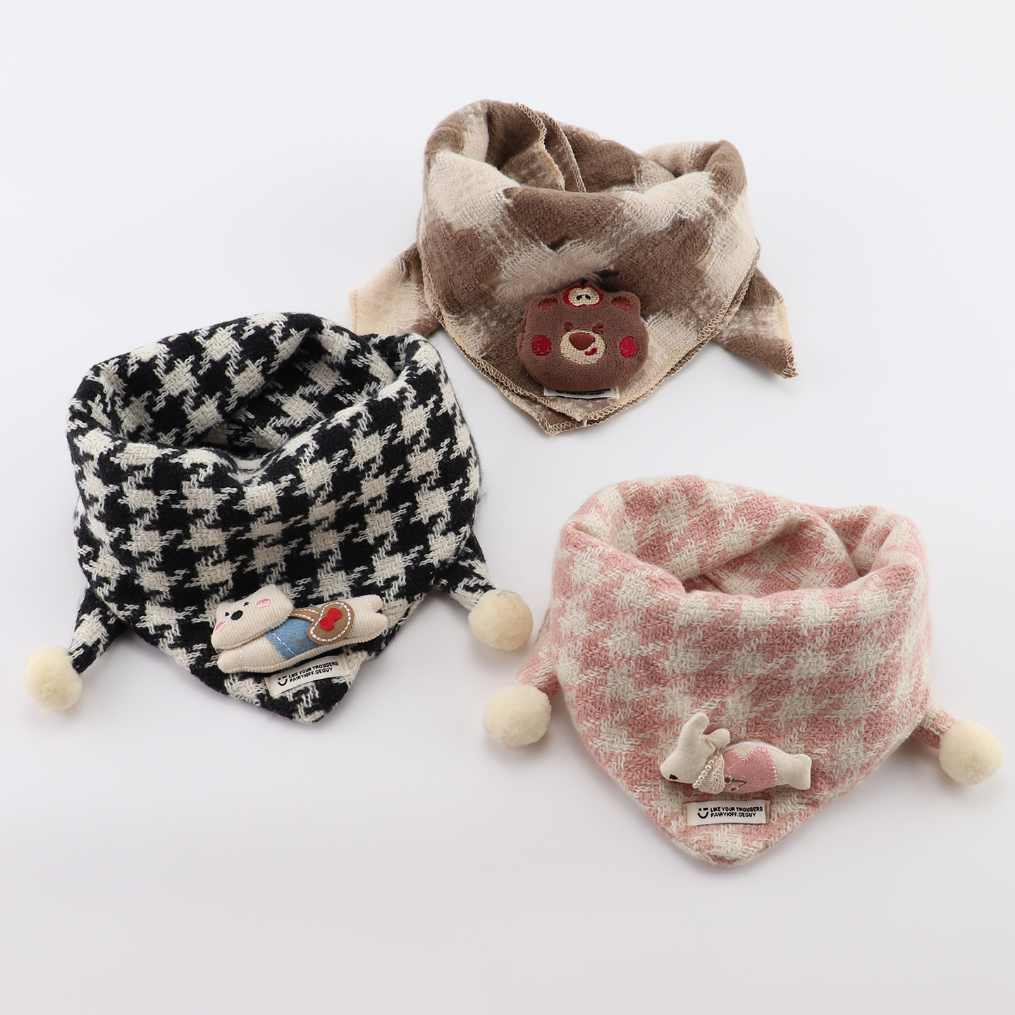 婴儿围脖秋冬季韩版卡通婴幼儿