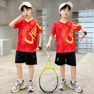 趣幼芽男童夏装套装2025新款
