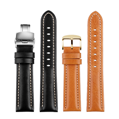 行星系列真皮手表带20mm