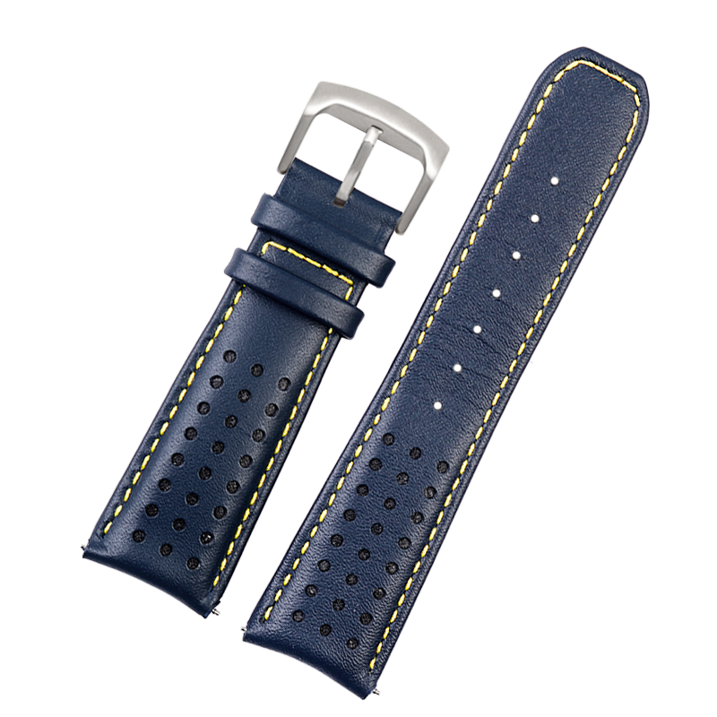 适配西铁城真皮表带 空中之鹰蓝天使二代AT8020/JY8078手表带23MM