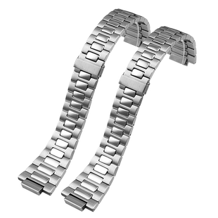泰琴适用百达翡丽鹦鹉螺5711/5726精钢手表带 凸口不锈钢表带钢带