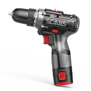 scans朝能充电手钻16V家用电钻手枪钻锂电工具电动螺丝刀 SC1161